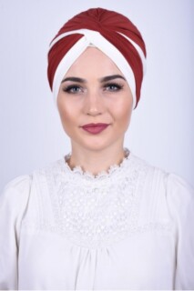 Knot style - Two Color Vera Bonnet Tile - 100285662 - Hijab