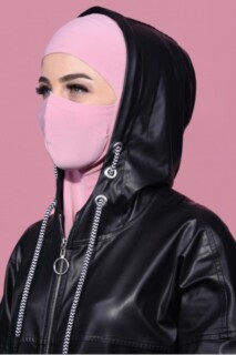Hijab Sport Masqué Rose Poudré - 