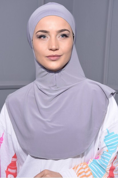 Col Hijab Gris - Hijab
